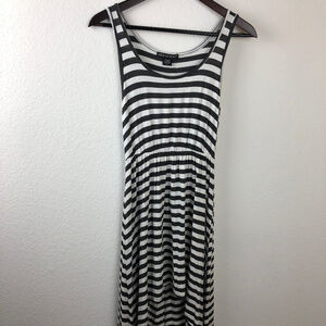 American Dream Womens Dress, Gray Stripe Small